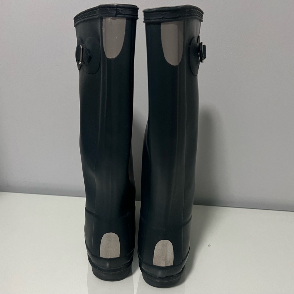 Hunter Kids Black Rain Boots - Picture 4 of 5